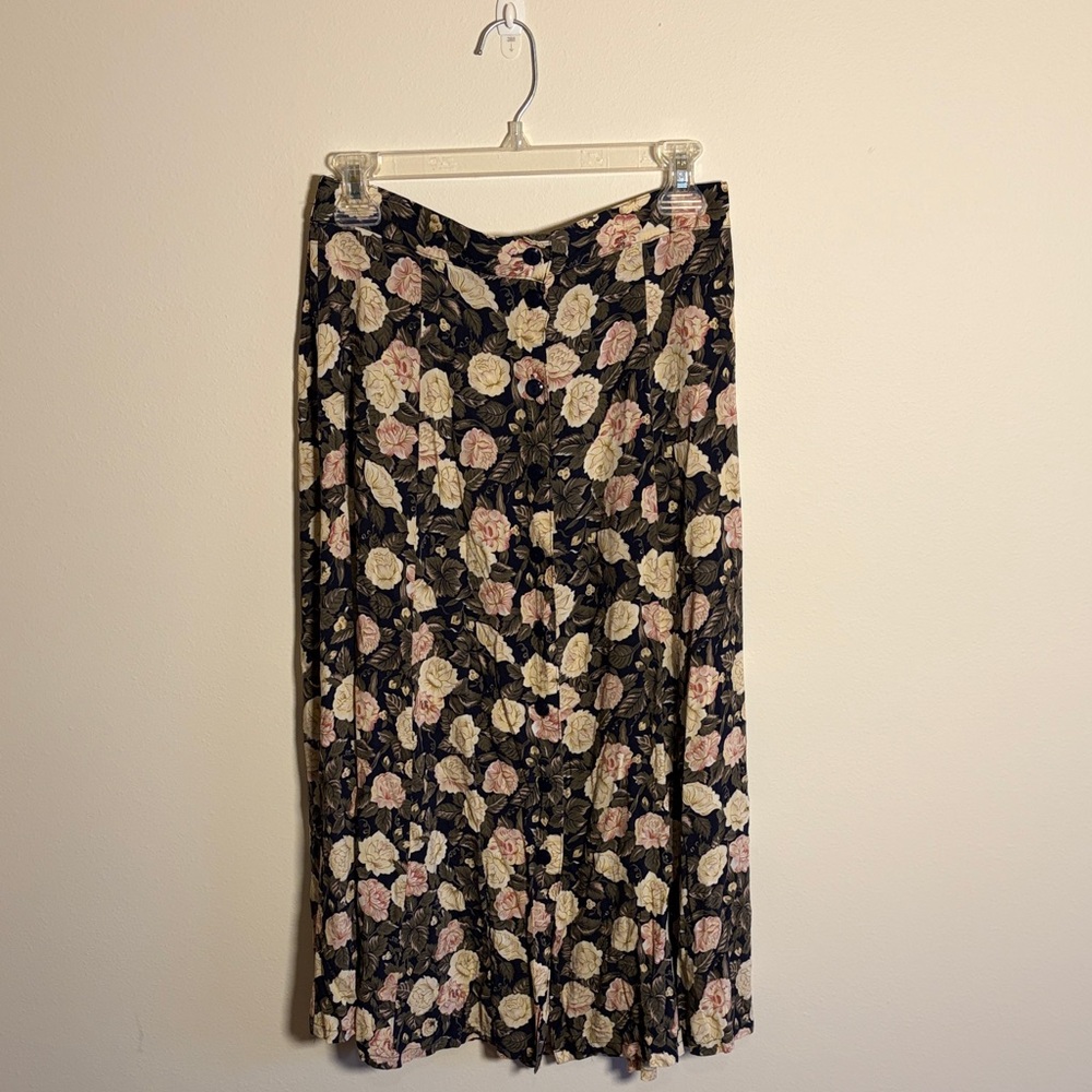 Floral Print Vintage Women's Skirt